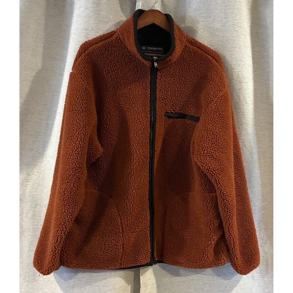 Y2K American Eagle Outfitters Performance Sherpa Fleece All Weather Use Jacket L